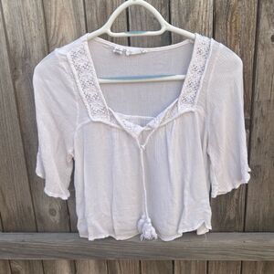 Full tilt blouse mid sleeve size xs